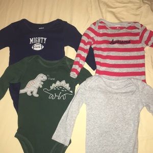 Four long sleeve Carter’s onesies! 💫